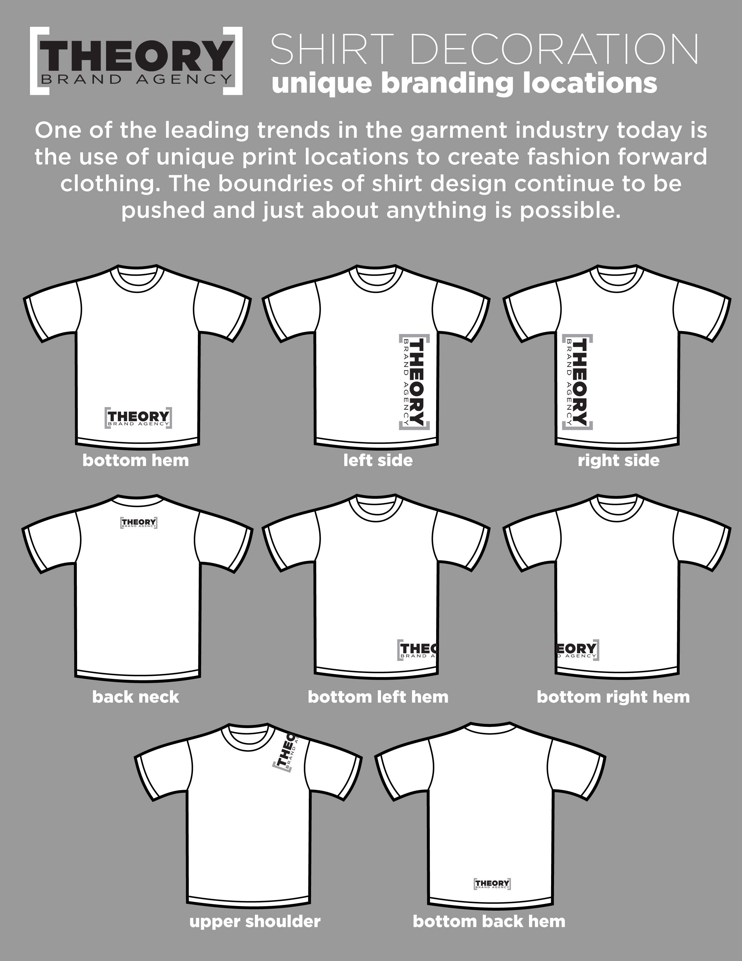 Shirt printing • Theory Brand Agency